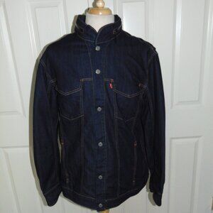 LEVI'S COMMUTER DENIM JACKET WITH HOOD